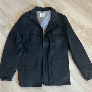 Life After Denim Men's Black Denim Jacket, Size L